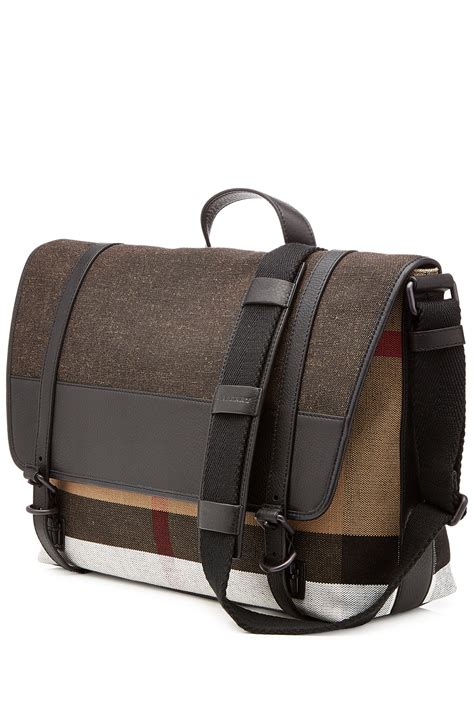 burberry red messenger bag|burberry messenger bag men black.